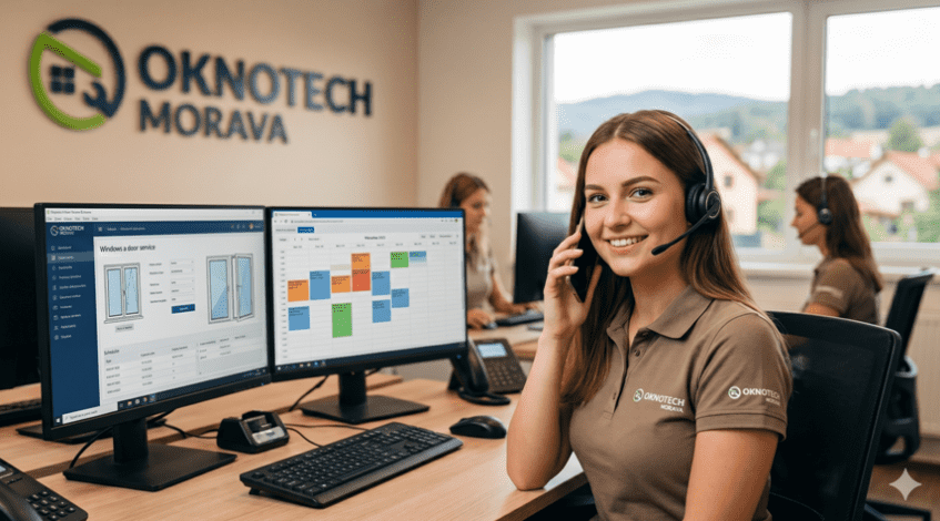Asistentka Call centra Oknotech Morava