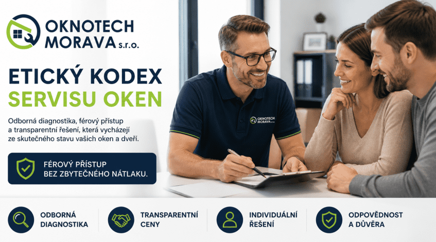 Etický kodex servisu oken OKNOTECH MORAVA
