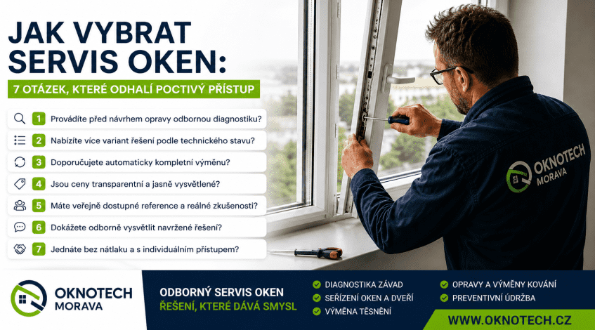 Jak vybrat servis oken 7 otázek, které odhalí poctivý přístup