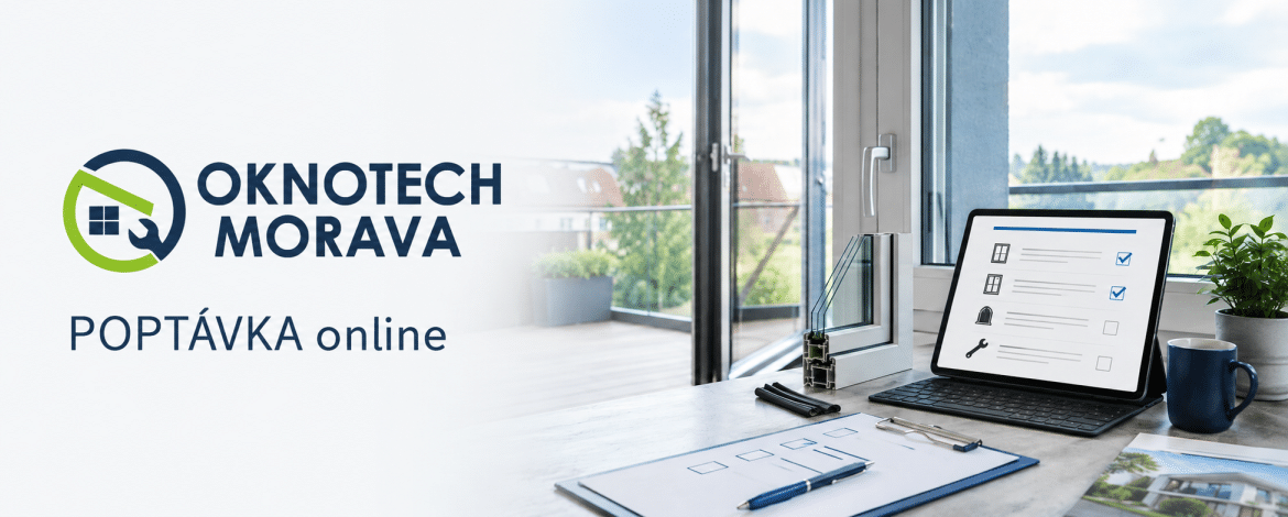 Poptávka servisu oken a dveří online Oknotech Morava