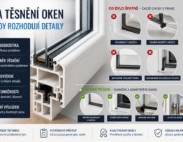Výměna těsnění oken – realizace z praxe Oknotech Morava